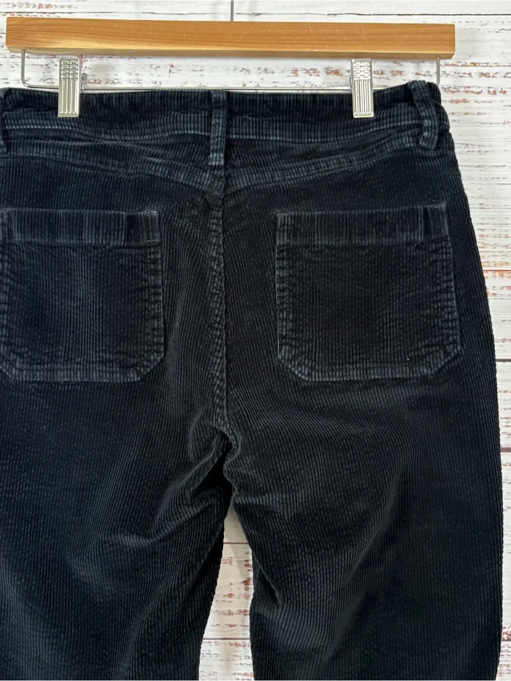 ModCloth All Aboard For Corduroy Navy Mid Rise Flare Pants - Picture 7 of 16